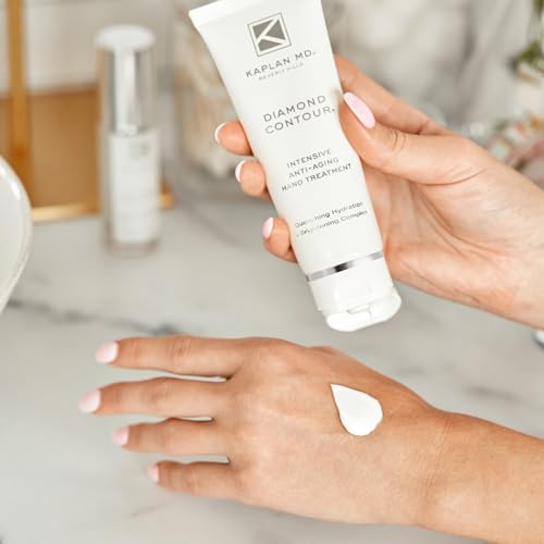 KAPLAN MD Diamond Contour Intensive Anti-Aging Hand Treatment, Quenching Hydration + Brightening Complex, 3.4 fl oz / 100ml