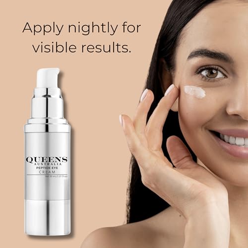 Peptide Eye Cream ? Hydrating, Fragrance-Free Eye Cream for Dark Circles, Puffiness & Fine Lines ? Lightweight Under Eye Cream to Smooth, Refresh & Revive Tired-Looking Eyes ? 30ml