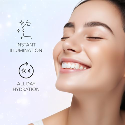 FACESCANADA Strobe Cream - Silver | with Shea Butter & Hyaluronic Acid | Hydrating & Illuminating Makeup | for Radiant Dewy Skin | 1.01 Fl Oz (30ml)