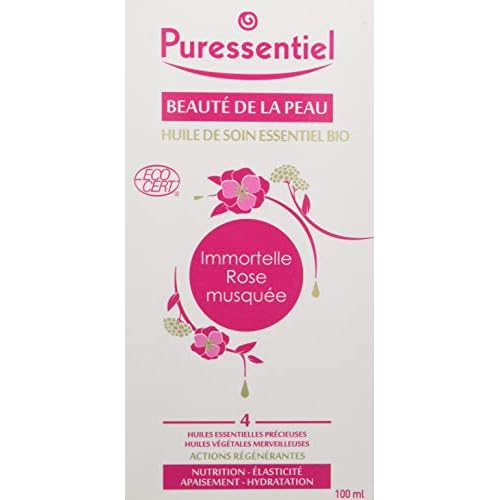 Puressentiel Organic Essential Skincare Oil - Nourishing, Soothing Blend Reduces Signs of Aging - Beneficial Essential Oils Made from Mother Earth - Eco-Friendly and Pure Ingredients - 3.38 oz