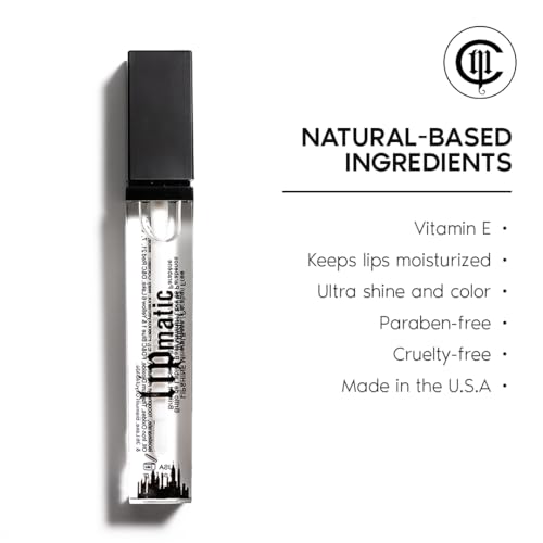 LipMatic Glaze LipShine- Moisturizing Vitamin E Lip Makeup for Women, Beeswax and Natural Organic Ingredients, Long-Lasting Lip Gloss, High-Definition Clear Shine Finish, Cruelty & Paraben Free