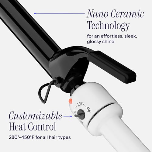 HOT TOOLS Pro Artist Nano Ceramic Curling Iron/Wand | For Smooth, Shiny Hair (1-1/4¡± in)