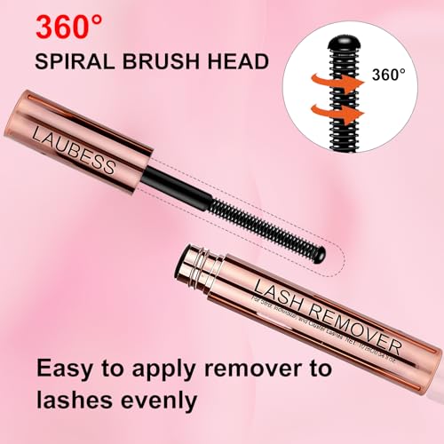 Lash Remover for Lash Extensions 10ML LAUBESS Lash Glue Remover Lash Bond and Seal Remover Lash Extension Remover Lash Cluster Remover Eyelash Remover for Lash Clusters