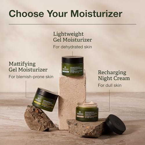 Botanics Clarifying Gel Moisturizer - Mattifying Facial Moisturizer with Salicylic Acid from Willow Bark - Reduces Shine & Improves Skin Texture - Vegan & Cruelty-Free (1.69 Fl Oz)