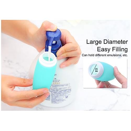 15 Pack Upgrade Travel Bottles Have Built-in Labels TSA Approved, BPA Free Travel Size Bottles Containers for Cosmetic Shampoo Cream Conditioner Lotion Soap¡¦