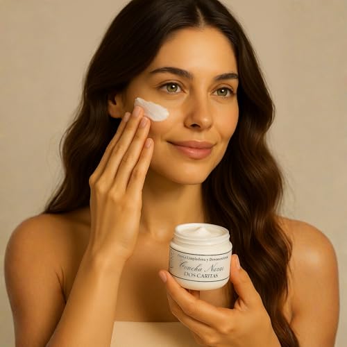 Dos Caritas Concha Nacar Cream with Mother of Pearl - 1.76 Oz Skin Brightening and Cleansing Face Lightening Cream, Brightening & Cleansing Face Cream | Made in Mexico