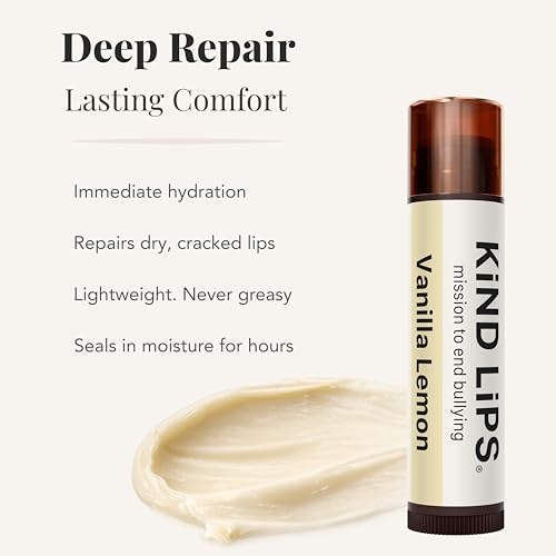 Kind Lips Organic Lip Balm Variety Pack Natural Moisturizing Lip Care 3 Pack