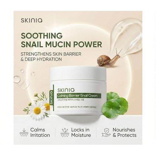 Calming Barrier Snail Cream 92%.This moisturizing formula helps nourish and rejuvenate your skin while supporting natural barrier function. Contains 92% of snail mucus filtrate.