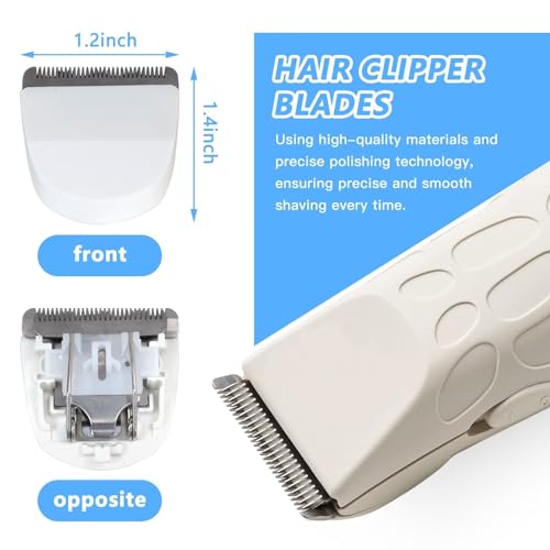 Unbrella 2Pcs Replacement Clipper Blade Compatible for Wahl Peanut Clipper Trimmer 8685, 8655, 8663, 8685-1701