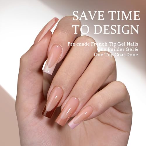 btartboxnails XCOATTIPS French Square Nails French Protecting DUO