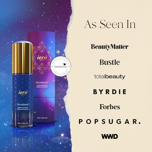 ier? Beauty Moonkissed Serene Essence Hydrating Face Mist, Lavender Chamomile Frankincense, Crystal-Infused Replenishing Facial Mist, Calming Hydrating Toner, Made in Italy ? 3.38 Fl Oz