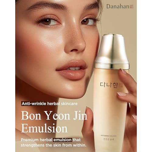 Bon Yeon Jin Korean Red Ginseng Face Emulsion Lotion ? Lightweight Deep Hydration for Dry Skin | Barrier Support with Ceramide, Hyaluronic Acid & Shea Butter, 5.41 fl oz