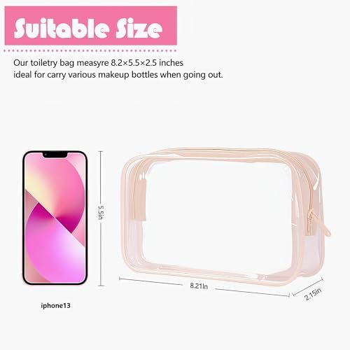LED Lighted Travel Makeup Mirror with 1x/5x/10x Magnification, Hand Held Pocket Vanity Mirror with Lights, Touch Button,Compact, Portable Mirror for Handbag and Purses(Pink)