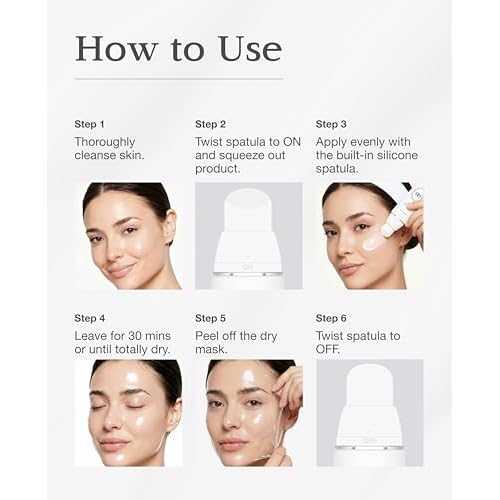 Nuborn Cell Dalgyal Mask | Korean Collagen Face Mask with Bakuchiol Serum | Hydrating Peel Off Mask | Glass Skin Face Mask 65ml (2.19 fl oz)