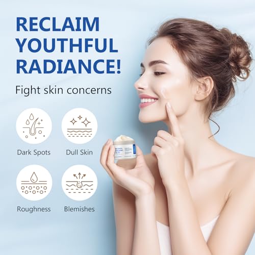 8% Arbutin & 5% Tranexamic Acid Cream - Advanced Brightening Face Moisturizer for Dark Spots & Uneven Skin Tone - Hydrating Facial Treatment for Radiant Complexion