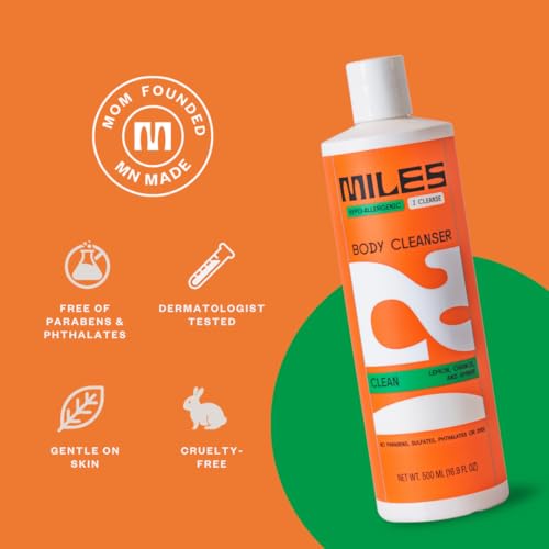 Miles Body Wash - Clean Scent - 16 oz