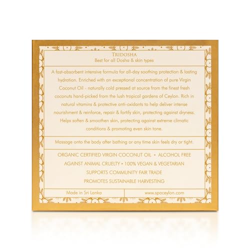 SPA CEYLON Virgin Coconut 30% Ultra Rich Body Cream | Hydrating | Suitable for all skin types