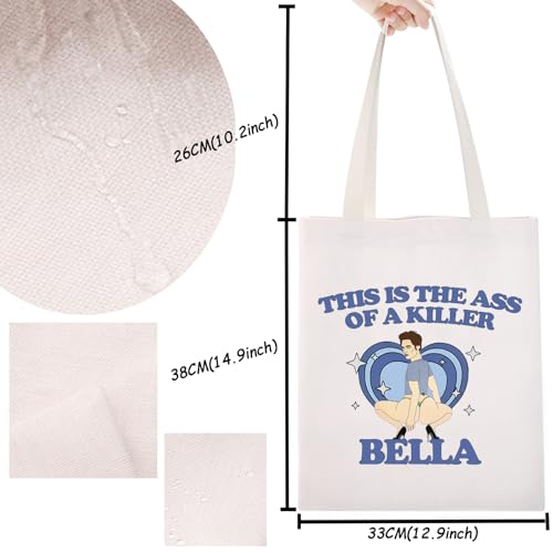 TSOTMO Movie Merchandise Makeup Bag Gift Vampire Werewolf Gift Vampire Edward Bag For Movie Fans (BELLA Tote)