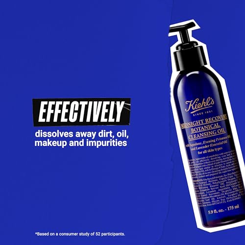Kiehls Midnight Recovery Botanical Cleansing Oil Cleanser Unisex 5.9 oz