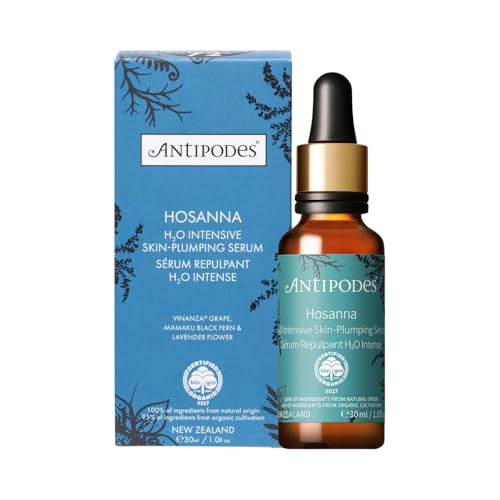 Hosanna H2O Intensive Skin-Plumping Facial Serum ? Hydrating Serum ? Collagen Face Serum with New Zealand Bioactives ? Dry Skin & Dehydrated Skin ? 30ml