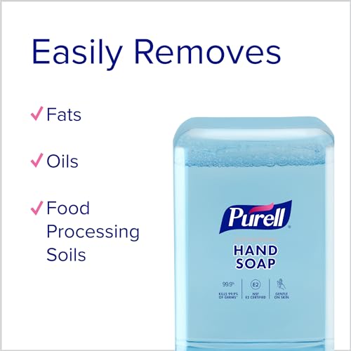 PURELL Foaming Hand Soap, Fragrance Free, E2 Certified, 1200 mL Refill for PURELL ES10 Automatic Soap Dispenser (Pack of 2) ? 8383-02