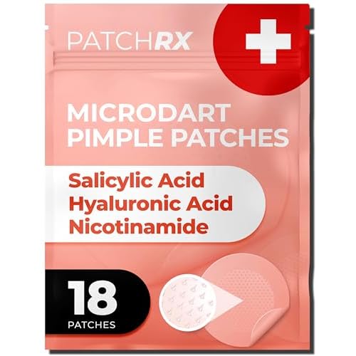 Micro Needle Pimple Patch (18 Pack) - Hydrocolloid Micropoint Pimple Patch For Acne & Pimples, Microdart Patch, Micro Dart Pimple Patches