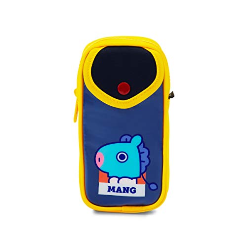 BT21 MANG Character Retro Pencil Case Makeup Pouch Toiletry Bag with Zipper