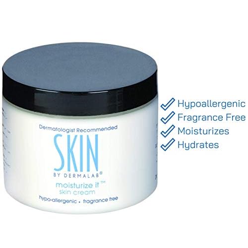 Dermalab Moisturize it Skin Cream 4 Ounce | Hypo Allergenic Moisturizing Cream Hydrates Skin | Gentle & Safe for Adults, Children, & Infants