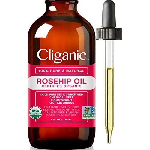 Cliganic Face Oil Trio: Jojoba, Rosehip & Vitamin E Oil