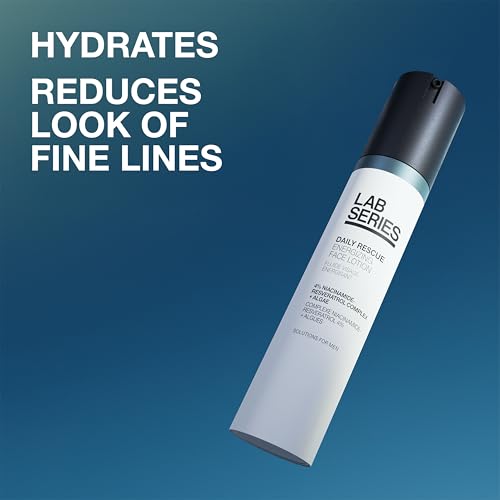 Lab Series Men's Daily Rescue Energizing Face Lotion - Face Cream Moisturizer - Anti Aging, Hydrating & Moisturizing - Skin Care for Men