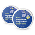 ASUTRA Magnesium Body Butter Lotion, 6.76 oz (Pack of 2), Soothing Shea Butter & Almond Oil Moisturizer, Premium-Quality Magnesium, Lemongrass Essential Oil