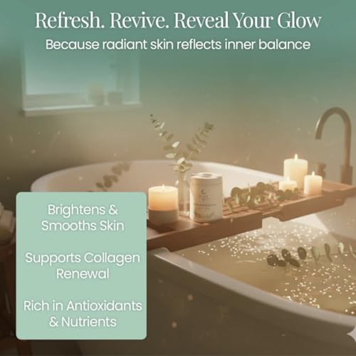 Spirulina Face & Body Scrub ? Vanilla Scented Exfoliating Scrub with Natural Spirulina Maxima ? Brightens, Smooths & Revives Dull, Aging, or Dry Skin ? 8oz
