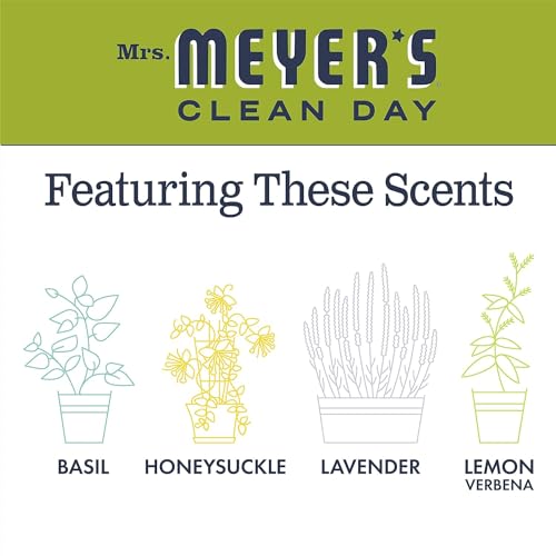 Mrs. MEYER'S CLEAN DAY Hand Soap, Lemon Verbena, 12.5 fl. oz (Pack of 3)