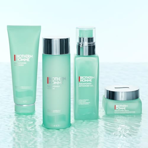 Biotherm Homme Aquapower Hydrating Cream Moisturizer for Men, P.Antartica, Mannose & Hyaluronic Acid 72H Long-lasting Concentrated Hydrator, Reinforces Natural Hydrating System, 1.7 Fl. Oz.