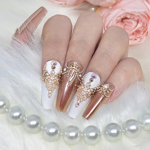 Daily Chrome Mirror Chrome Nail Powder (Rose Gold) 1g, Metallic Nail Art Dip Powder, Mirror Effect Manicure Chrome Powder, Home DIY/Nail Salon