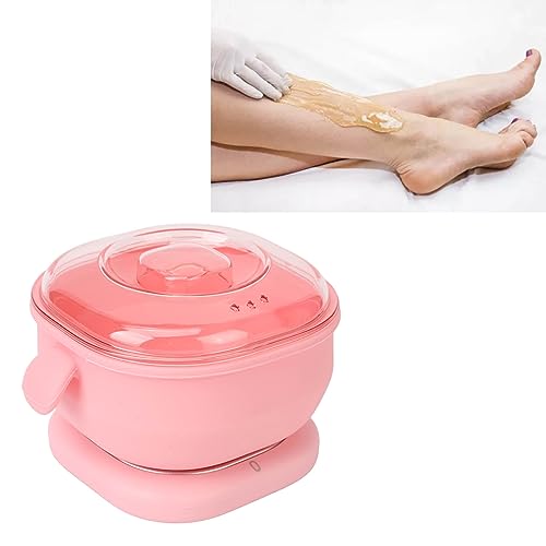 Dioche Wax Heater for Hair Removal, Electric Hot Wax Warmer Machine, 400ml Silicone Pot Liner Wax Heater, 100W US Plug 110?120V ()