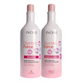 INOAR Glycolic Force Shampoo & Conditioner Bundle with Glycolic Acid for Deep Cleansing, Intense Hydration & Renewed Shine, 33.8 & 27 Fl Oz