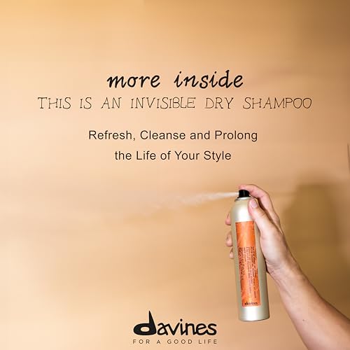 Davines This Is An Invisible Dry Shampoo, Residue-Free Cleansing And Volumizing Formula, Absorbs Oil With A Soft And Natural Finish, Vanilla And Grapefruit Scented