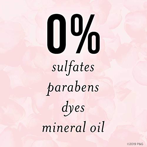 Pantene Nutrient Blends Miracle Moisture Boost Rose Water Shampoo for Dry Hair, Sulfate Free, Floral, 9.6 Fl Oz