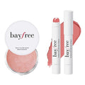 bayfree Cream Blush for Cheeks Radiant Finish, Hydrating, Creamy, Lightweight & Blendable Color, Vegan & Smooth Lip Color Balm, Hydrating Vitamin E
