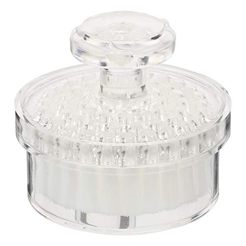 Exceart Manual Facial Cleansing Brush Pore Cleaning Brush Soft Face Exfoliator Scrubber for Deep Skin Clean White 1 97 Inch