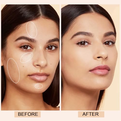 Hydrating Face Powder, Oil Control Face Pressed Powder, Long-lasting Flawless Setting Powder, Matte Waterproof Makeup for Oily Combination and Mature Skin
