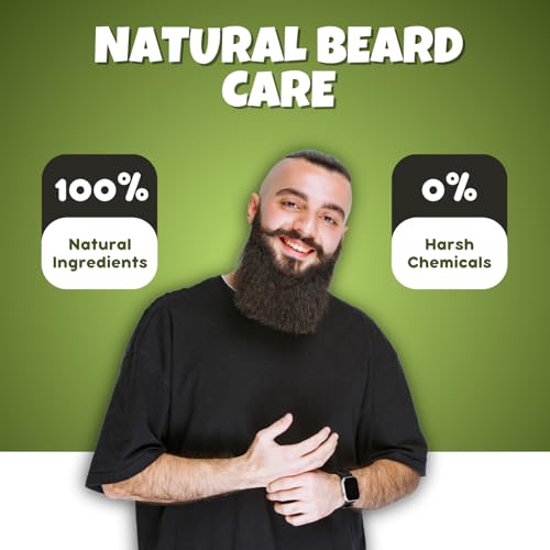 Ink Oil S8 Beard Oil, 1.0 fl oz - Premium Beard Care for Deep Hydration, Healthy Skin, Lustrous Shine - Non-Greasy & Natural Beard Oil for Growth with Vitamin E, Jojoba, Argan, Tea Tree, Eucalyptus
