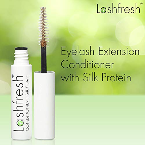 Eyelash Extension Conditioner with Silk Protein, 3ml. Keep natural lashes healthy and strong, soft and silky lash extensions.