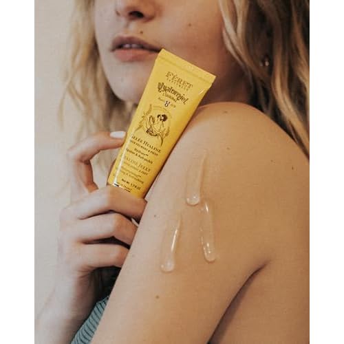 F?ret Parfumeur Le Hyalomiel Gel Moisturizer ? Rose Poudr? ? Hydrating Skincare with Organic Honey ? Soothing Gel for Dry, Cracked Hands, Feet & Skin ? Made in France ? 50ml / 1.7oz