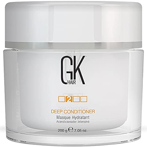 GK HAIR Global Keratin Deep Conditioner Masque 200g/7.5oz - Leave in Conditioner Spray (120ml/4 fl. oz) Hair Protection with Natural Oil
