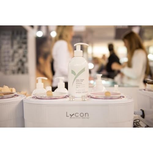 Lycon Tea Tree Soothe, Salon-Quality Post Wax Body Moisturizer with Tea Tree Oil, Rose and Chamomile, 16.9 oz