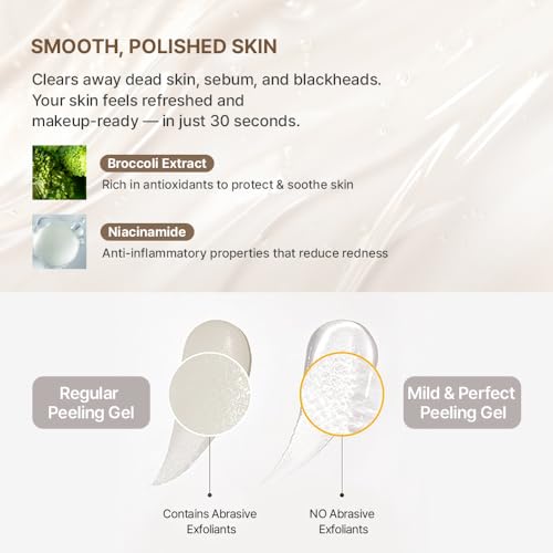 PRIMERA (PRMR) Mild Peeling Gel | Korean Gentle Exfoliating Gel Cleanser for Sensitive Skin, Daily Pore Care & Smooth Skin, Gommage Soft Peeling Exfoliator for Face & Body, 100ml / 3.38 fl oz