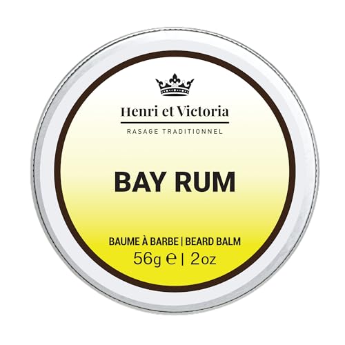 Beard Balm For Men - Moisturizing, Non-Greasy Beard Softener, Soothes and Nourish Beard and Skin, Prevents Dryness, Flaking, Dandruff, Skin Irritation, Ingrown Hairs, Handmade Beard Balm ? Bay Rum 56g