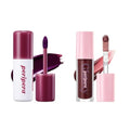 Peripera [Bundle] PEEL OFF LIP STAIN 01 BLACK CHERRY + INK GLASTING LIP GLOSS 06 MADE IT